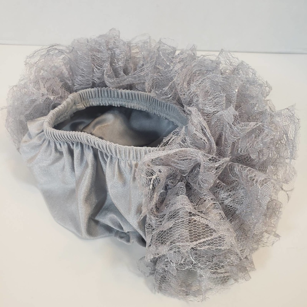 So Dorable Ruffle Tutu Bottoms 0-3 Months Silver Gray Tulle Baby Newborn